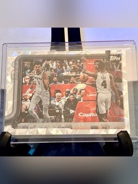 2025-26 Topps - Victor Wembanyama Spurs #300 Silver Diamante San Antonio Spurs